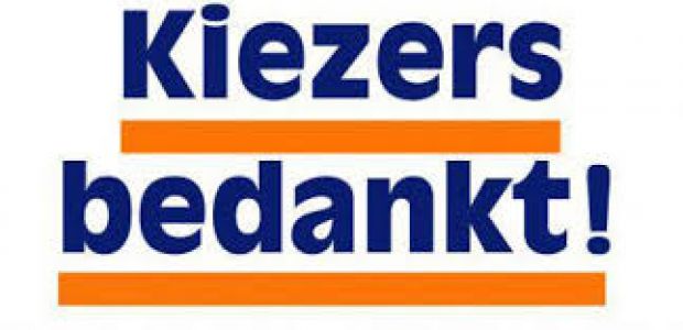 Kiezers bedankt 