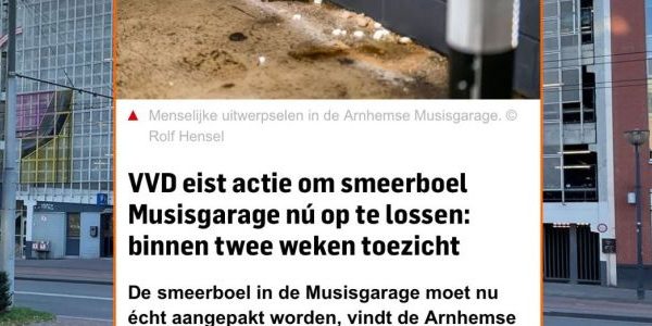 VVD Arnhem eist actie om smeerboel Musisgarage op te lossen
