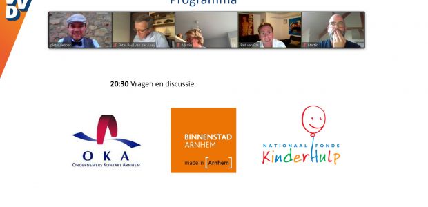 Webinar VVD Arnhem een Succes 