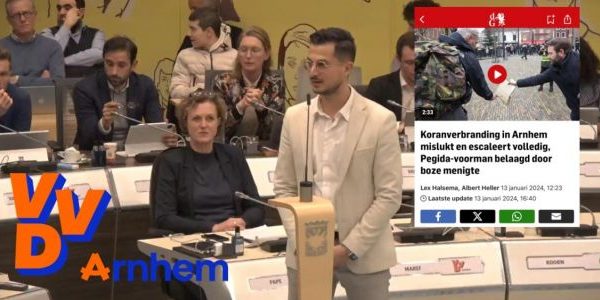 Koranverbranding demonstratie