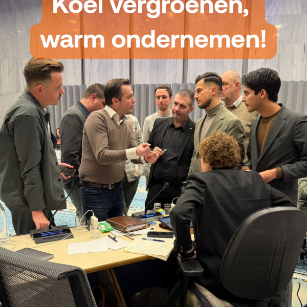 Koel vergroenen, warm ondernemen